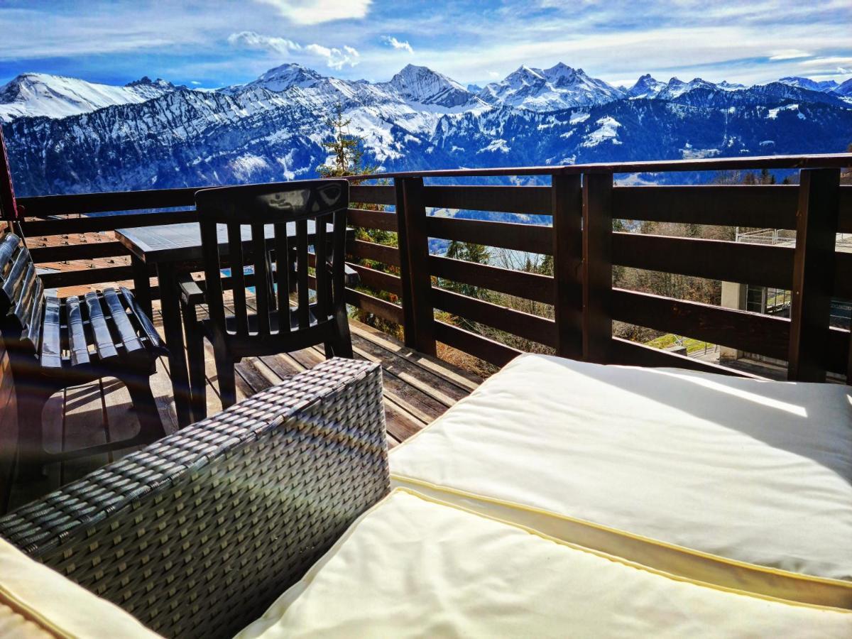 Chalet Lilo 4 Zimmer Big View Beatenberg Kültér fotó
