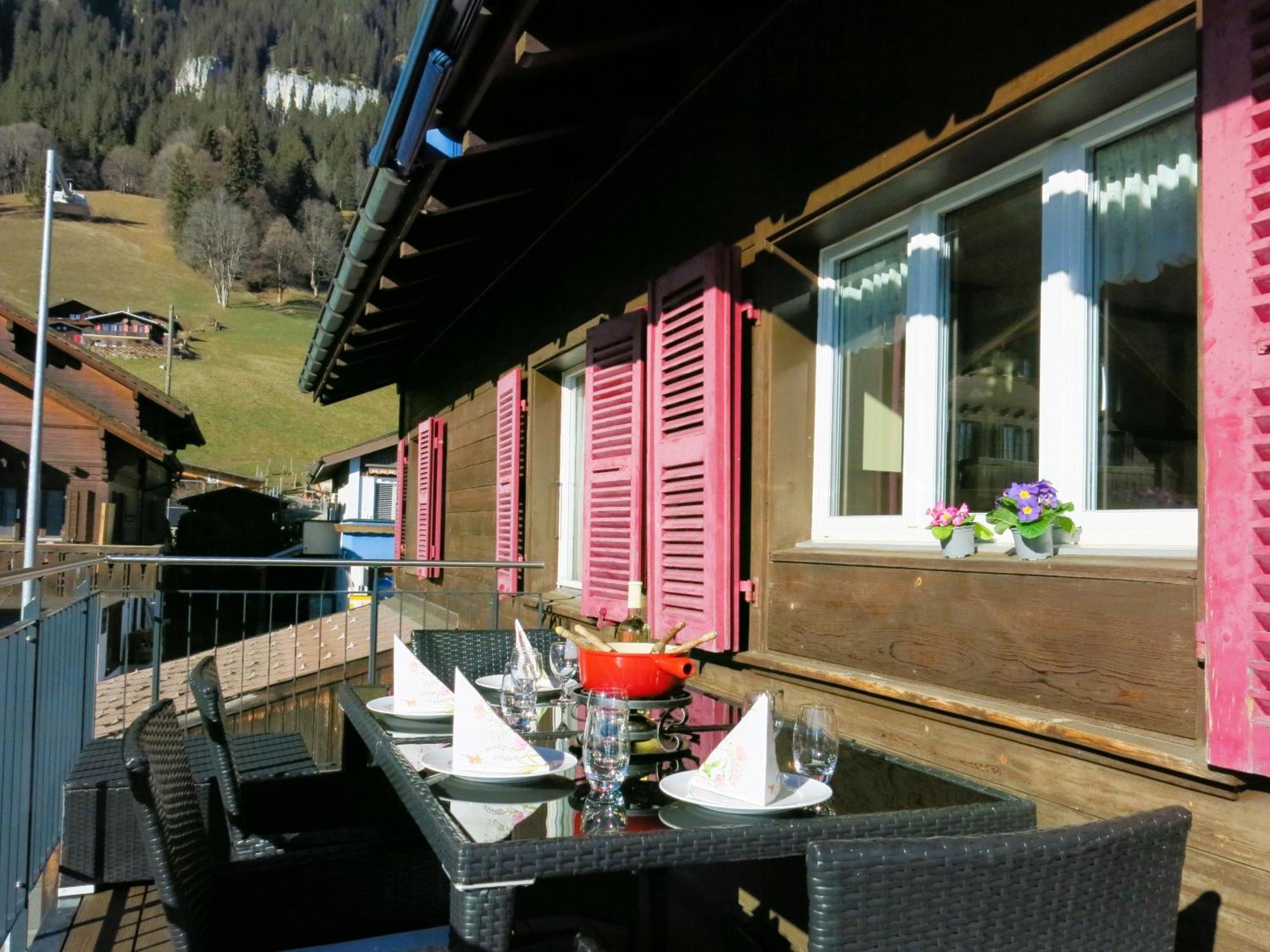 Chalet Lilo 4 Zimmer Big View Beatenberg Kültér fotó
