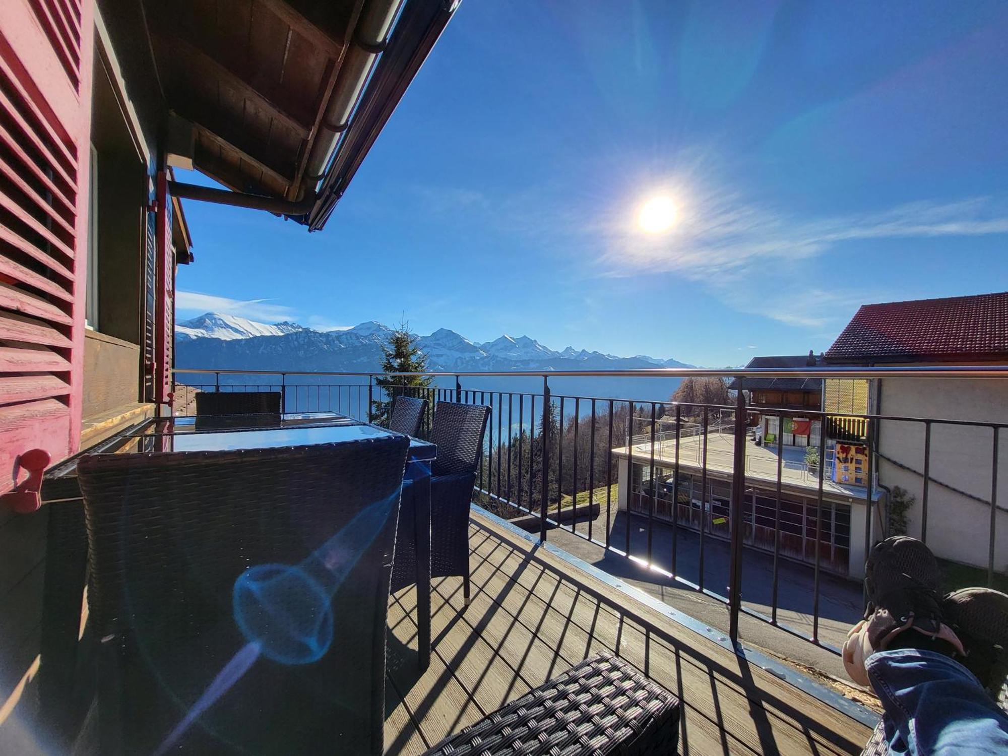 Chalet Lilo 4 Zimmer Big View Beatenberg Kültér fotó