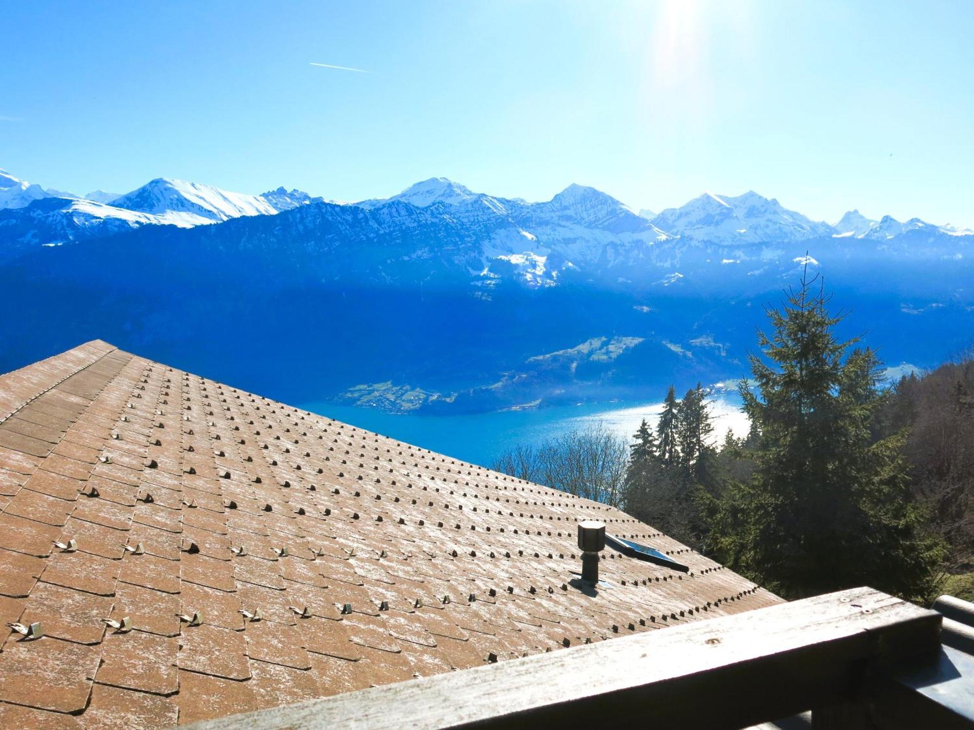 Chalet Lilo 4 Zimmer Big View Beatenberg Kültér fotó