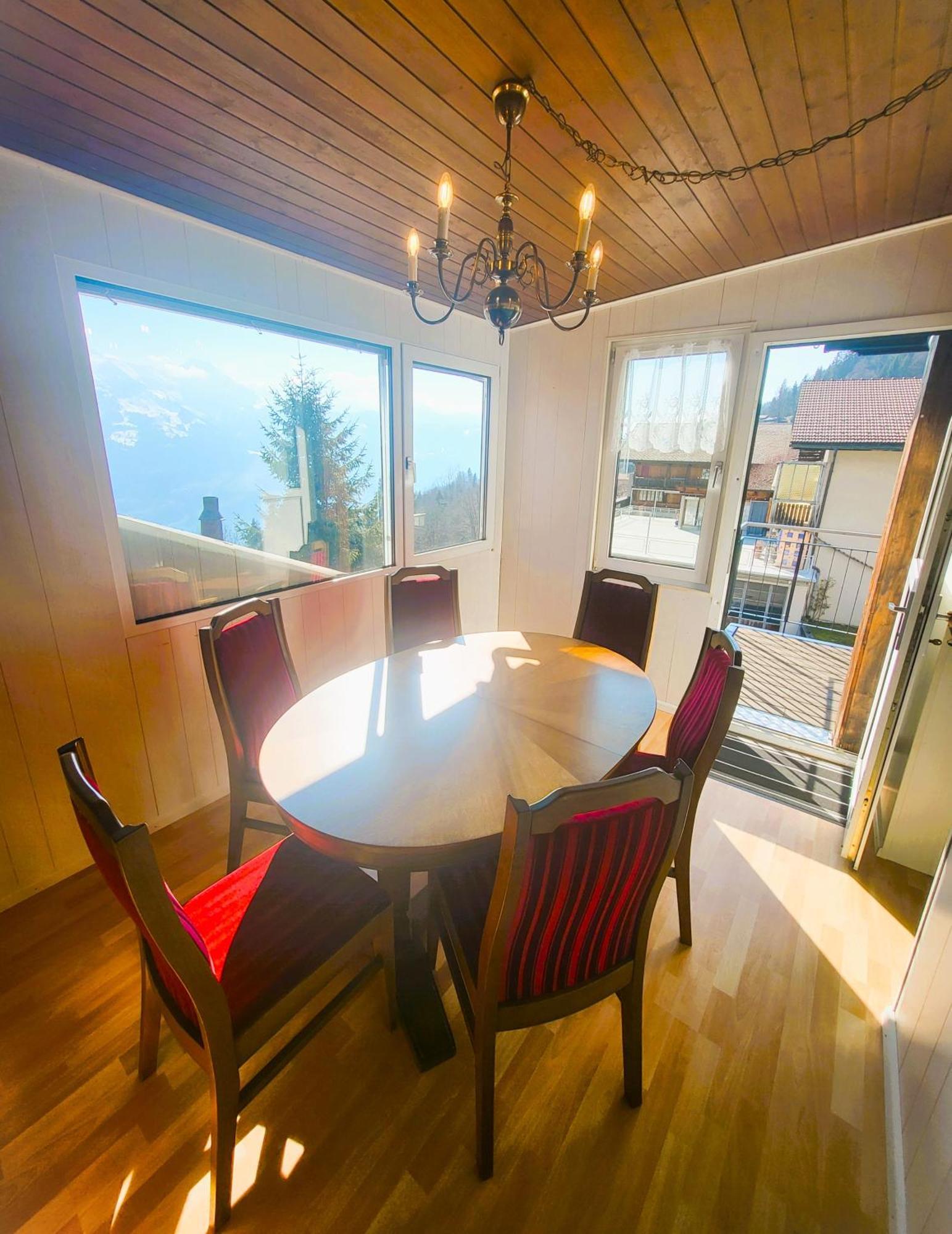 Chalet Lilo 4 Zimmer Big View Beatenberg Kültér fotó